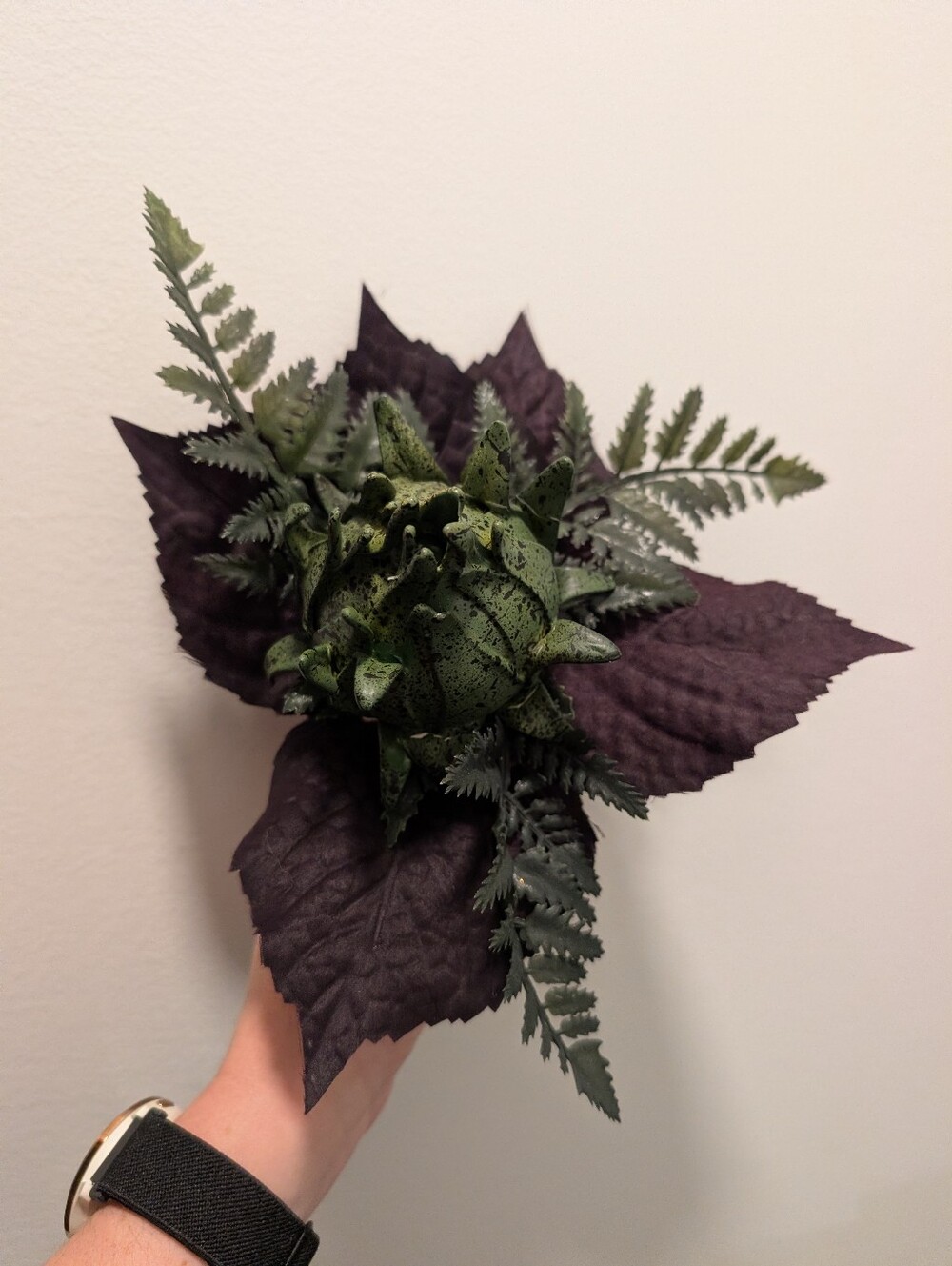 Ashland Halloween Large Carnivorous Flower Pick Floral Stem (NWT)